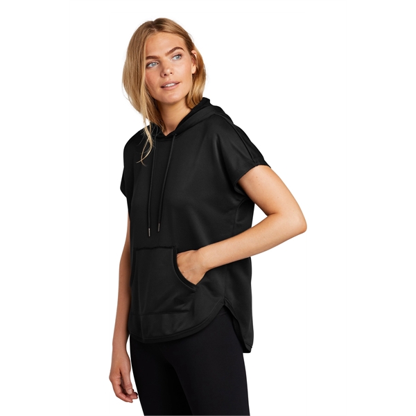 New Era Women's Performance Terry Short Sleeve Hoodie - New Era Women's Performance Terry Short Sleeve Hoodie - Image 4 of 20