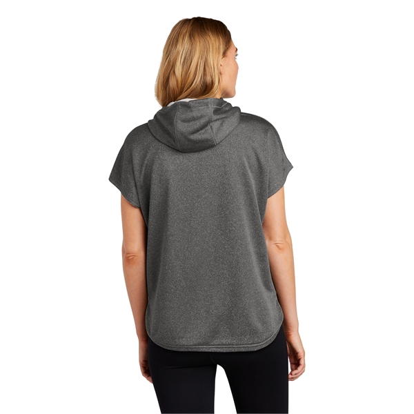 New Era Women's Performance Terry Short Sleeve Hoodie - New Era Women's Performance Terry Short Sleeve Hoodie - Image 7 of 20