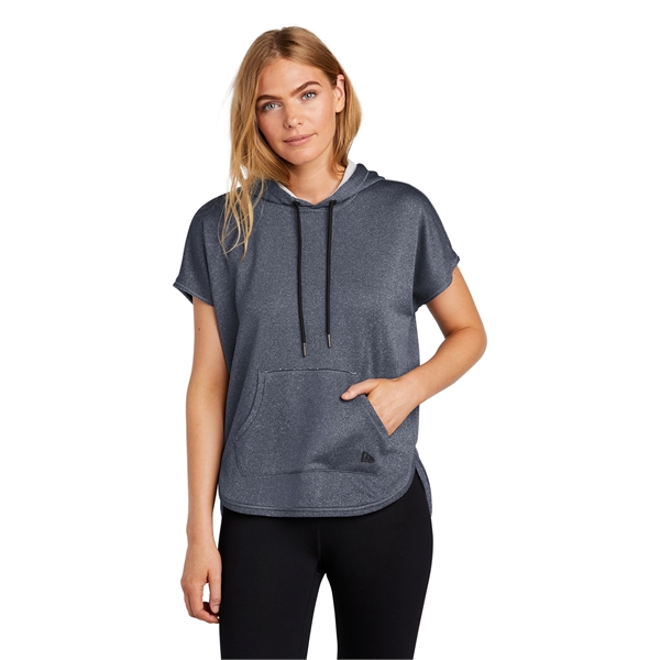 New Era Women's Performance Terry Short Sleeve Hoodie - New Era Women's Performance Terry Short Sleeve Hoodie - Image 11 of 20