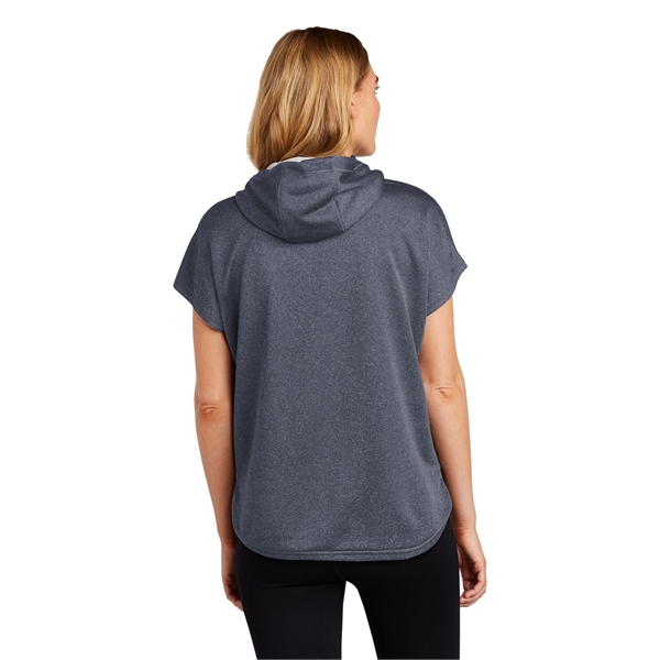 New Era Women's Performance Terry Short Sleeve Hoodie - New Era Women's Performance Terry Short Sleeve Hoodie - Image 12 of 20