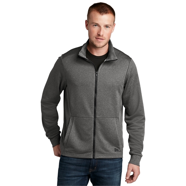 New Era Mens French Terry Full-Zip Hoodie