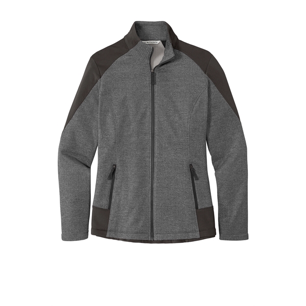 Port Authority Women's Grid Fleece Jacket. - Port Authority Women's Grid Fleece Jacket. - Image 8 of 14