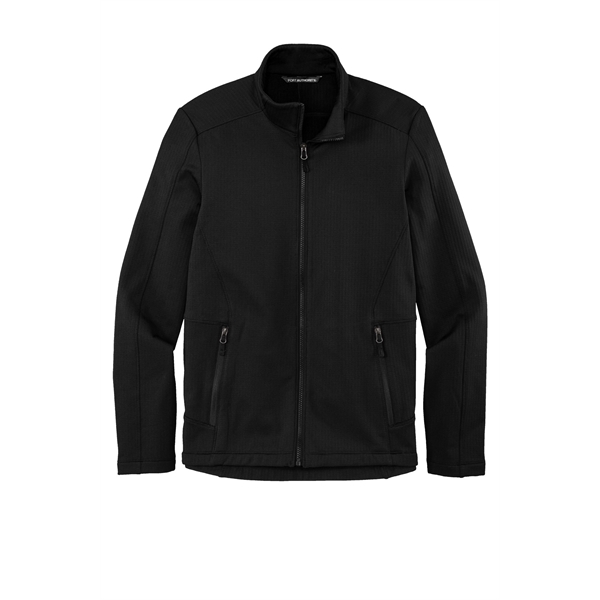 Port Authority Grid Fleece Jacket. - Port Authority Grid Fleece Jacket. - Image 4 of 15