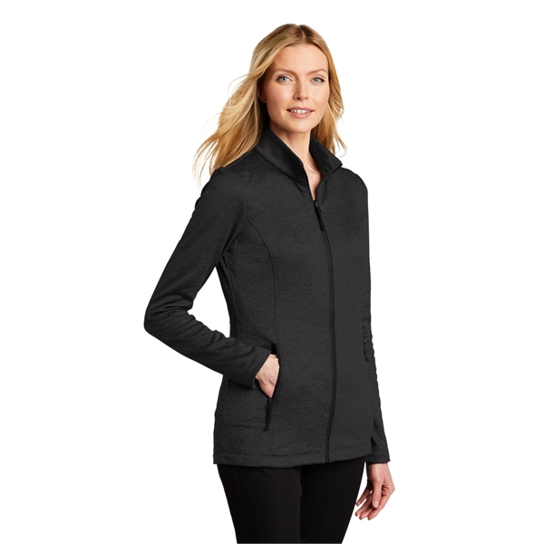Port Authority Women's Collective Striated Fleece Jacket. - Port Authority Women's Collective Striated Fleece Jacket. - Image 2 of 15