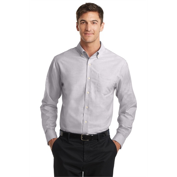 Port Authority SuperPro Oxford Shirt. - Port Authority SuperPro Oxford Shirt. - Image 31 of 35