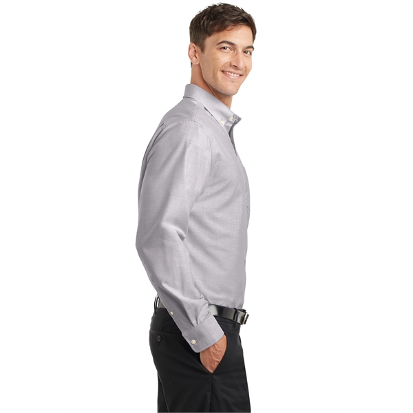 Port Authority SuperPro Oxford Shirt. - Port Authority SuperPro Oxford Shirt. - Image 33 of 35