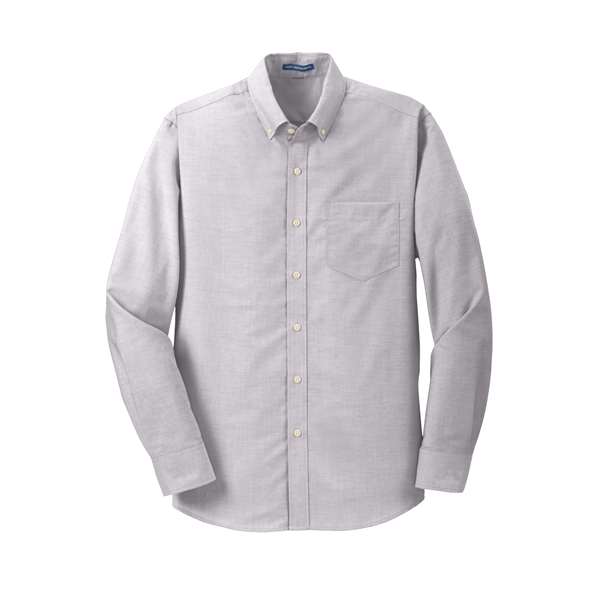 Port Authority SuperPro Oxford Shirt. - Port Authority SuperPro Oxford Shirt. - Image 34 of 35