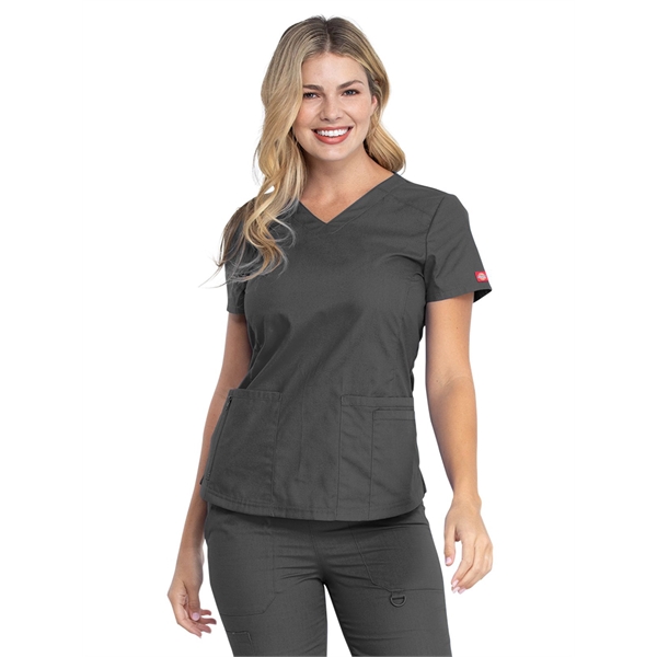 Dickies EDS Signature Women's V-Neck Top - Dickies EDS Signature Women's V-Neck Top - Image 3 of 4