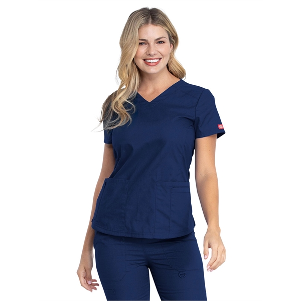 Dickies EDS Signature Women's V-Neck Top - Dickies EDS Signature Women's V-Neck Top - Image 2 of 4