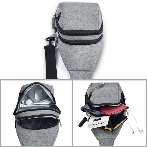 Portable LED UV Sling Shoulder Chest Bag - Portable LED UV Sling Shoulder Chest Bag - Image 1 of 4