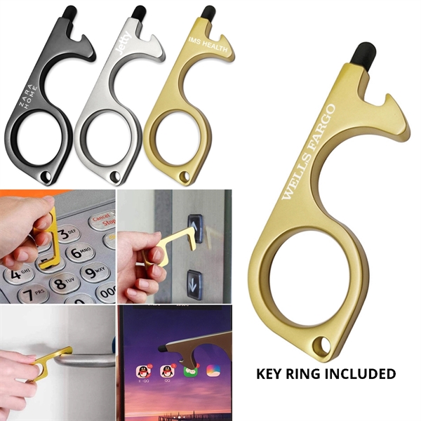 PPE Stylus No Touch Hygiene Door Opener W/ Touchscreen Tip - PPE Stylus No Touch Hygiene Door Opener W/ Touchscreen Tip - Image 0 of 6