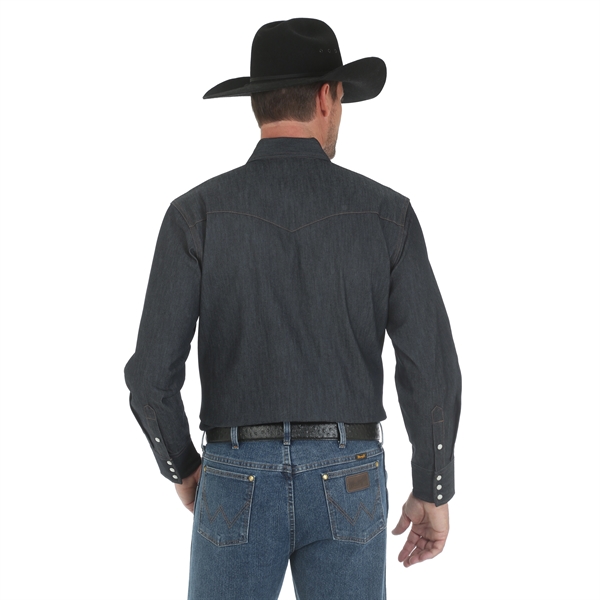 Wrangler Advanced Comfort Long Sleeve Workshirt - Wrangler Advanced Comfort Long Sleeve Workshirt - Image 1 of 3