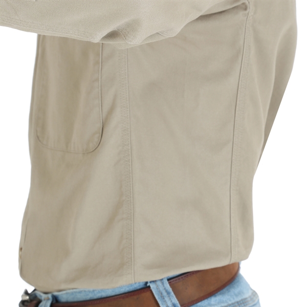 Wrangler Riggs Workwear Long Sleeve Twill Work Shirt - Wrangler Riggs Workwear Long Sleeve Twill Work Shirt - Image 4 of 7