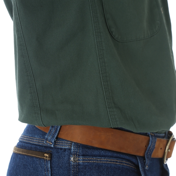 Wrangler Riggs Workwear Long Sleeve Twill Work Shirt - Wrangler Riggs Workwear Long Sleeve Twill Work Shirt - Image 2 of 7