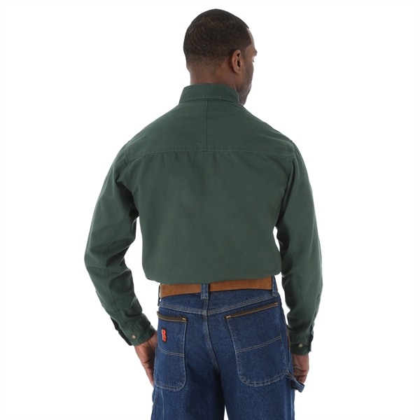 Wrangler Riggs Workwear Long Sleeve Twill Work Shirt - Wrangler Riggs Workwear Long Sleeve Twill Work Shirt - Image 1 of 7