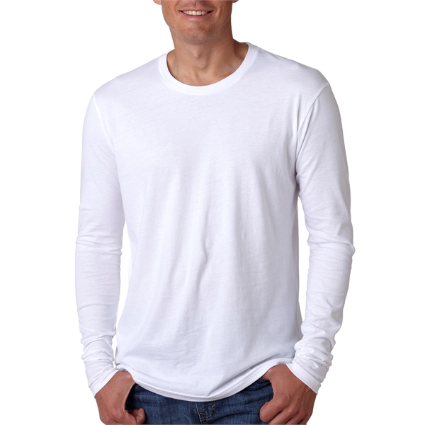 Next Level Apparel Men's Cotton Long-Sleeve Crew - Next Level Apparel Men's Cotton Long-Sleeve Crew - Image 31 of 87