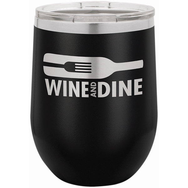 Polar Camel 12 oz. Insulated Stemless Wine Tumbler w/ Lid - Polar Camel 12 oz. Insulated Stemless Wine Tumbler w/ Lid - Image 0 of 31