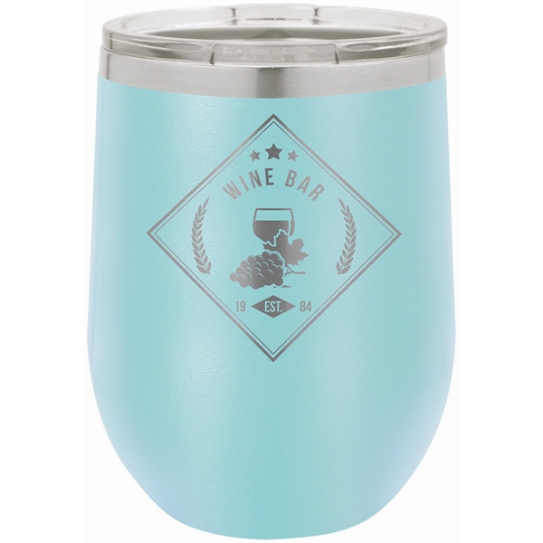 Polar Camel 12 oz. Insulated Stemless Wine Tumbler w/ Lid - Polar Camel 12 oz. Insulated Stemless Wine Tumbler w/ Lid - Image 7 of 31