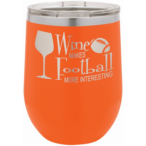 Polar Camel 12 oz. Insulated Stemless Wine Tumbler w/ Lid - Polar Camel 12 oz. Insulated Stemless Wine Tumbler w/ Lid - Image 21 of 31