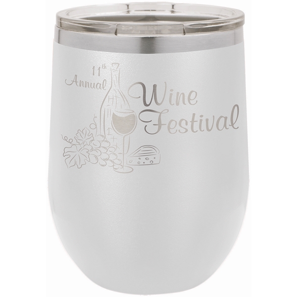Polar Camel 12 oz. Insulated Stemless Wine Tumbler w/ Lid - Polar Camel 12 oz. Insulated Stemless Wine Tumbler w/ Lid - Image 25 of 31