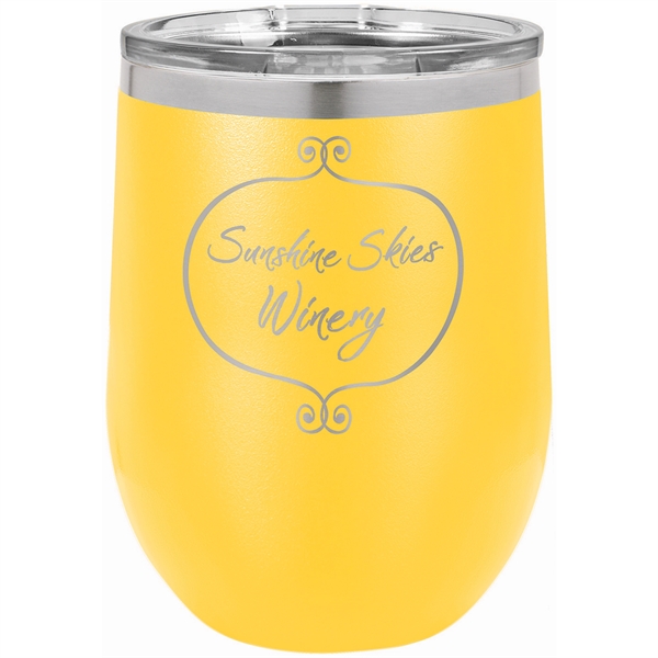 Polar Camel 12 oz. Insulated Stemless Wine Tumbler w/ Lid - Polar Camel 12 oz. Insulated Stemless Wine Tumbler w/ Lid - Image 29 of 31