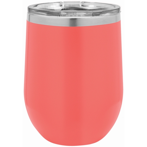 Polar Camel 12 oz. Insulated Stemless Wine Tumbler w/ Lid - Polar Camel 12 oz. Insulated Stemless Wine Tumbler w/ Lid - Image 30 of 31