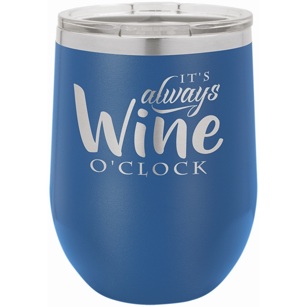 Polar Camel 12 oz. Insulated Stemless Wine Tumbler w/ Lid - Polar Camel 12 oz. Insulated Stemless Wine Tumbler w/ Lid - Image 14 of 31