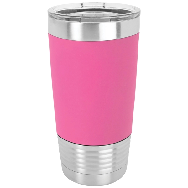 20 oz. Polar Camel Tumbler with Silicone Grip and Clear Lid - 20 oz. Polar Camel Tumbler with Silicone Grip and Clear Lid - Image 11 of 13
