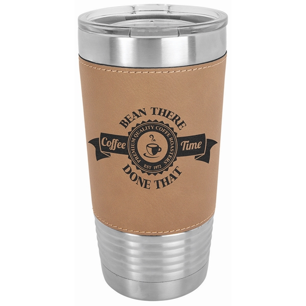 20 oz. Leatherette Polar Camel Tumbler with Clear Lid - 20 oz. Leatherette Polar Camel Tumbler with Clear Lid - Image 0 of 19