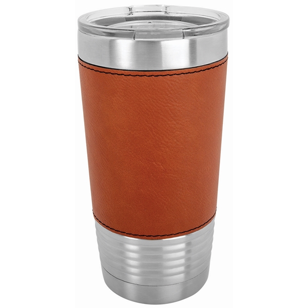20 oz. Leatherette Polar Camel Tumbler with Clear Lid - 20 oz. Leatherette Polar Camel Tumbler with Clear Lid - Image 6 of 19