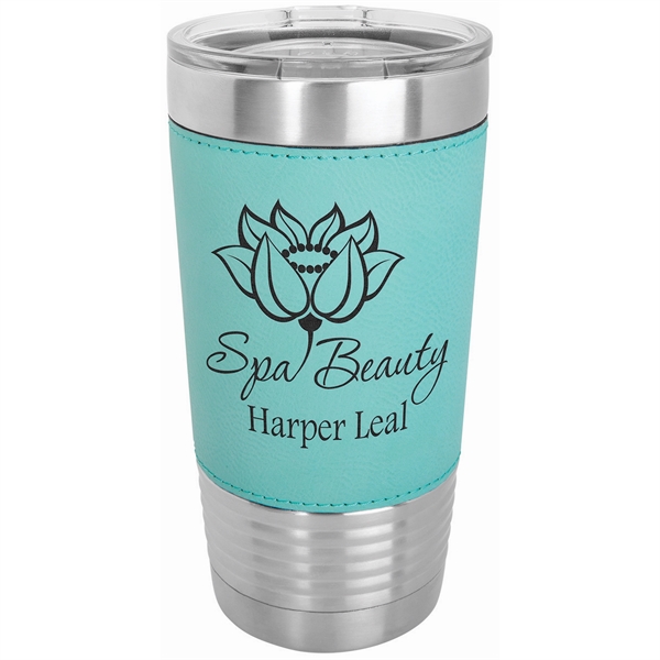 20 oz. Leatherette Polar Camel Tumbler with Clear Lid - 20 oz. Leatherette Polar Camel Tumbler with Clear Lid - Image 17 of 19