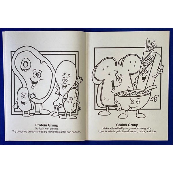 Eat Right & Healthy Coloring and Activity Book - Eat Right & Healthy Coloring and Activity Book - Image 2 of 2
