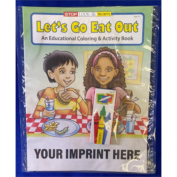 Let's Go Eat Out Coloring Book Fun Pack - Let's Go Eat Out Coloring Book Fun Pack - Image 0 of 3