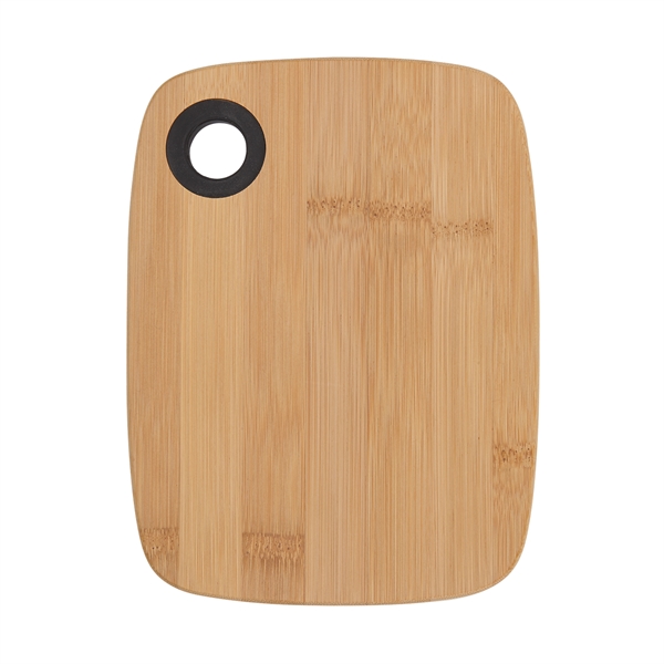 Small Bamboo Cutting Board with Silicone Ring - Small Bamboo Cutting Board with Silicone Ring - Image 4 of 9