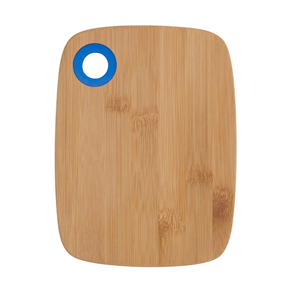 Small Bamboo Cutting Board with Silicone Ring - Small Bamboo Cutting Board with Silicone Ring - Image 5 of 9