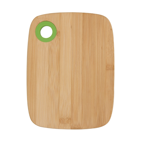 Small Bamboo Cutting Board with Silicone Ring - Small Bamboo Cutting Board with Silicone Ring - Image 6 of 9