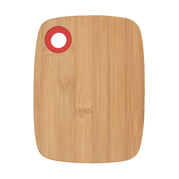 Small Bamboo Cutting Board with Silicone Ring | Plum Grove