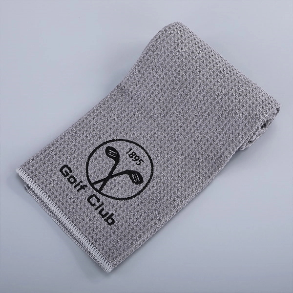 Microfiber Waffle Small Golf Towel, 40 x 60 cm - Microfiber Waffle Small Golf Towel, 40 x 60 cm - Image 1 of 6