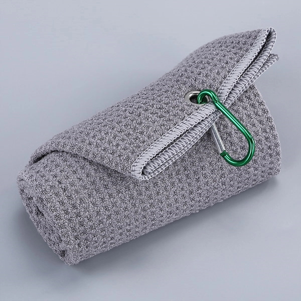 Microfiber Waffle Small Golf Towel, 40 x 60 cm - Microfiber Waffle Small Golf Towel, 40 x 60 cm - Image 2 of 6