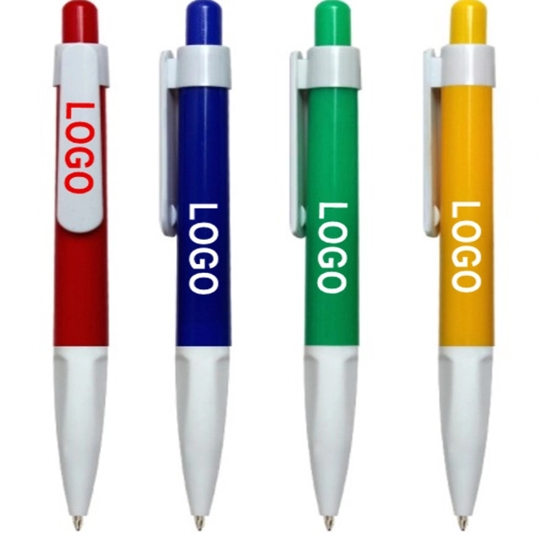 Plastic Retractable Ball Point Pen - Plastic Retractable Ball Point Pen - Image 0 of 0