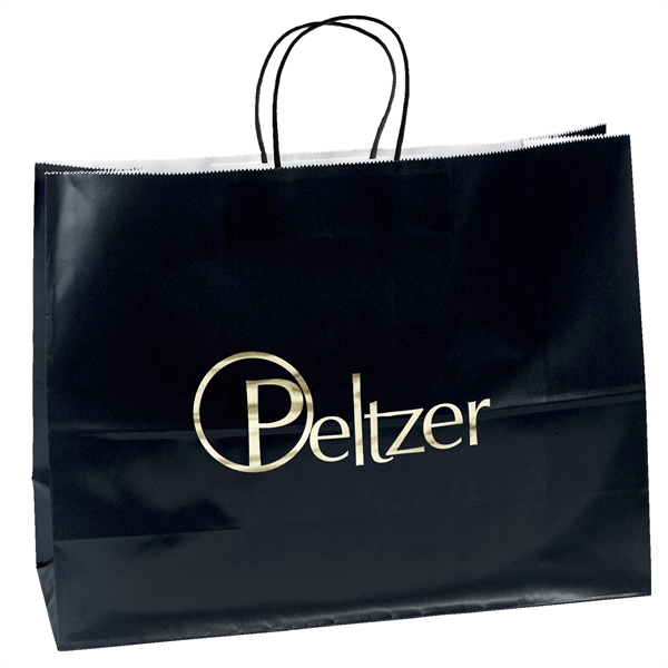 Aubrie™- Gloss Shopper - Black - Foil - Aubrie™- Gloss Shopper - Black - Foil - Image 0 of 1