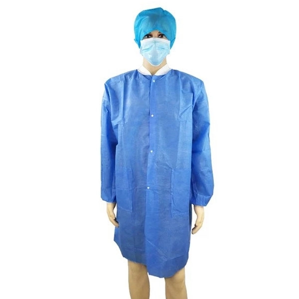 SMS Non-woven Disposable Lab Coats - SMS Non-woven Disposable Lab Coats - Image 1 of 8