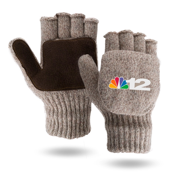 Oatmeal Glomitt Flip Mittens - Oatmeal Glomitt Flip Mittens - Image 0 of 6