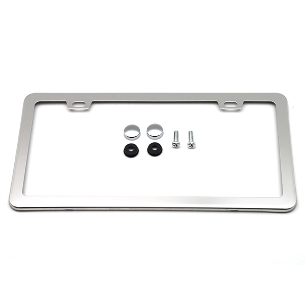 Stainless Steel License Plate Frame - Stainless Steel License Plate Frame - Image 0 of 0