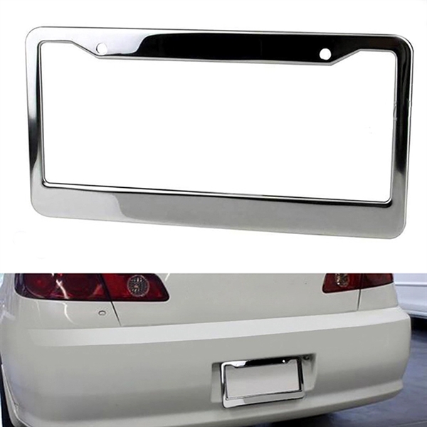 Car License Plate Frame w/2 Top Holes - Car License Plate Frame w/2 Top Holes - Image 0 of 0