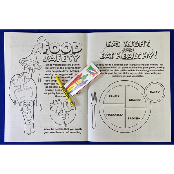 Vegetables Taste Great! Coloring Book Fun Pack - Vegetables Taste Great! Coloring Book Fun Pack - Image 1 of 3