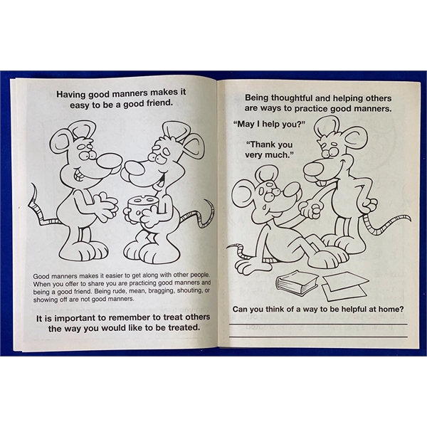 Practice Good Manners Coloring and Activity Book - Practice Good Manners Coloring and Activity Book - Image 1 of 2