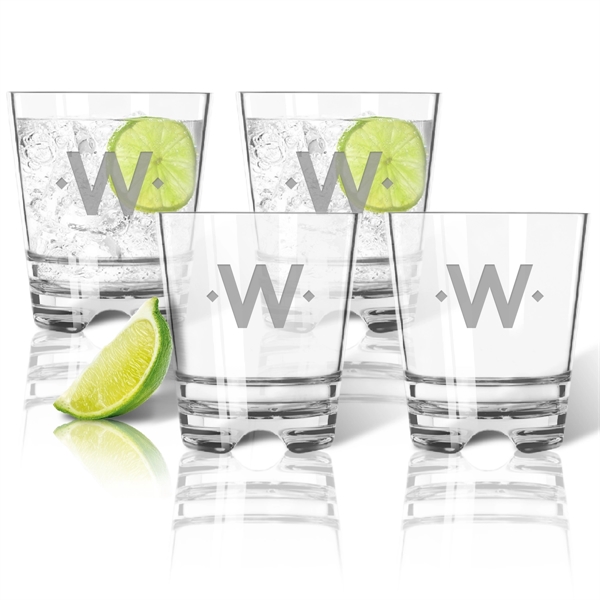 Tritan DOF (Double Old Fashion Rocks) 12 oz.  (Set of 4) - Tritan DOF (Double Old Fashion Rocks) 12 oz.  (Set of 4) - Image 3 of 34