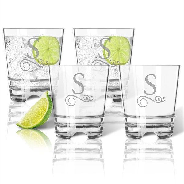 Tritan DOF (Double Old Fashion Rocks) 12 oz.  (Set of 4) - Tritan DOF (Double Old Fashion Rocks) 12 oz.  (Set of 4) - Image 4 of 34