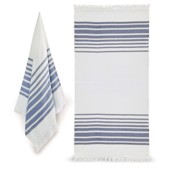 36x70 Turkish Beach Towel With Fringes - 36x70 Turkish Beach Towel With Fringes - Image 30 of 32